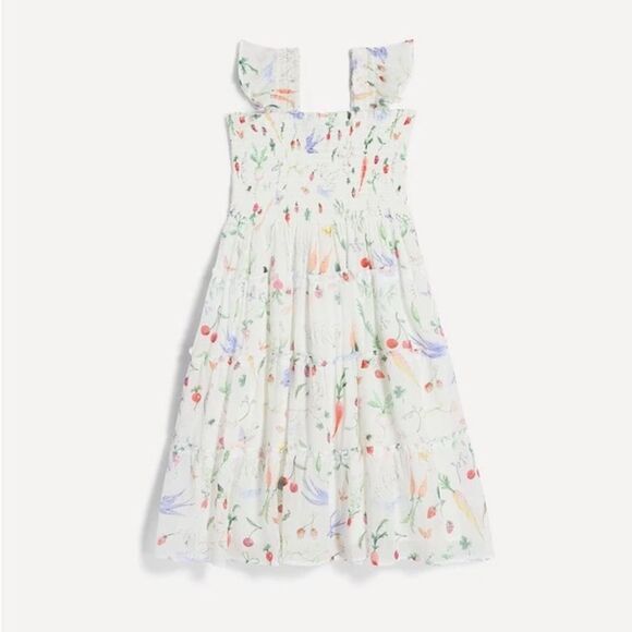 HILL HOUSE HOME
Tiny Ellie Nap Dress in Veggie Botanical 12-18M
NWT in packaging - Picture 1 of 4